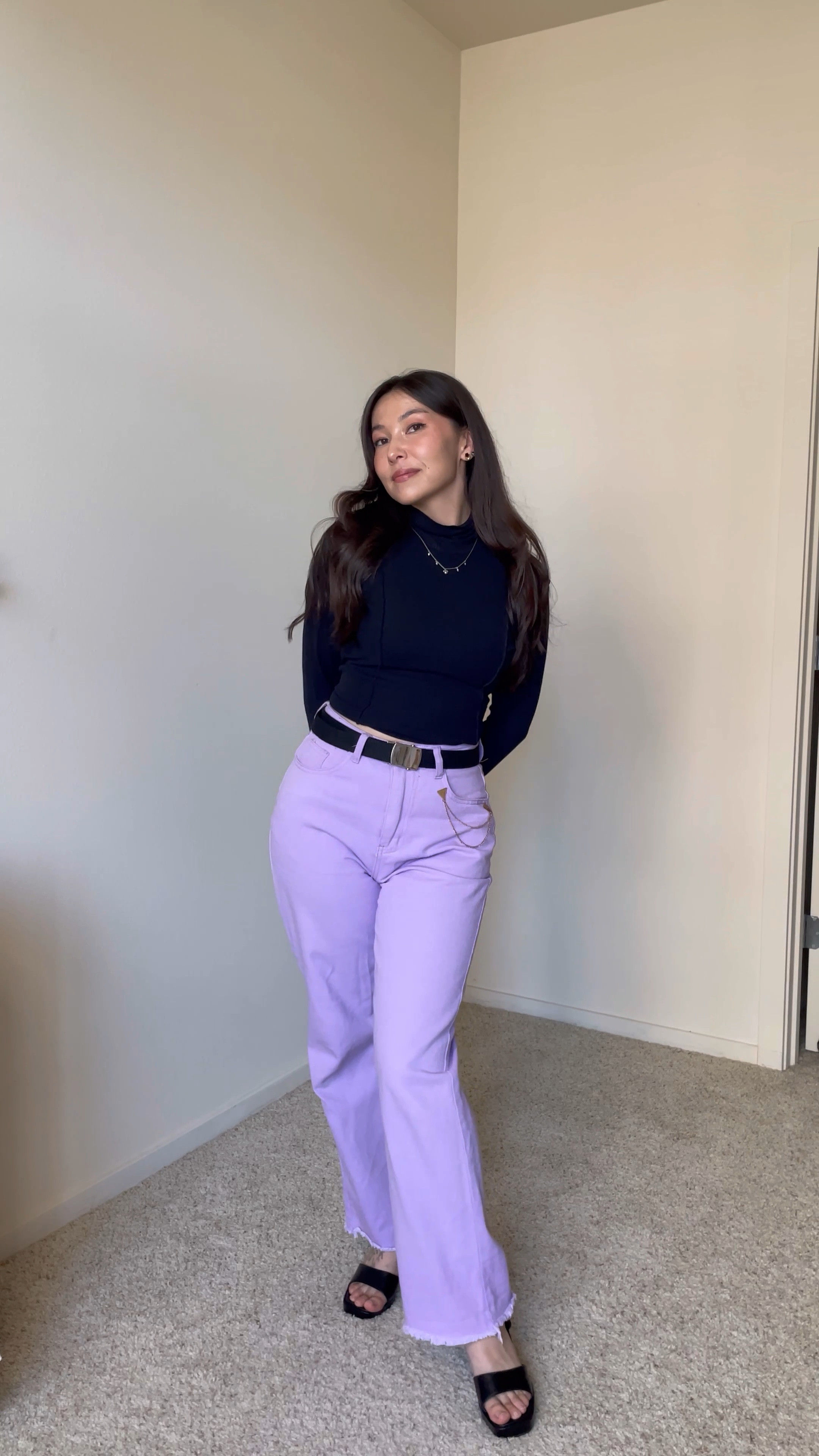 Wakanda Forever 🖤💜 Black and purple outfit with silver and gold accessories (inspired by Shuri’s BP suit)

#LTKunder50 #LTKFind #LTKstyletip