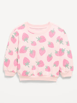 Printed Crew-Neck Sweatshirt for Baby | Old Navy (US)