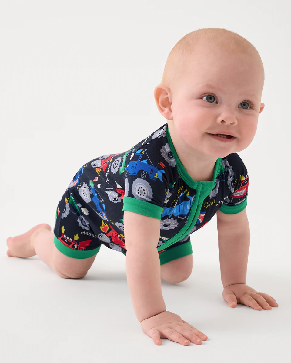 Monster Truck Madness Shorty Zippy | Little Sleepies