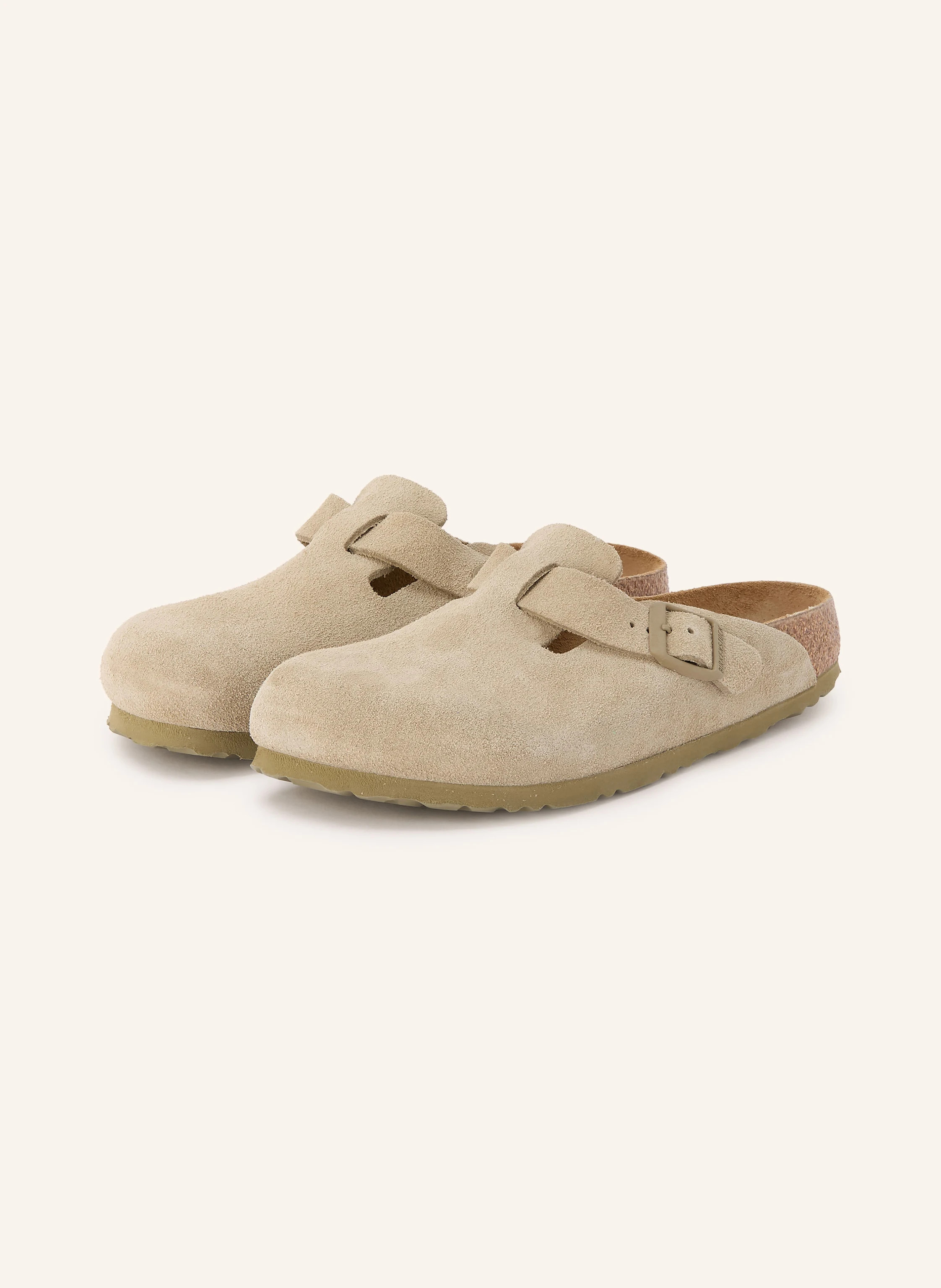BIRKENSTOCK Pantoletten BOSTON in hellgrün | Breuninger (DACH)