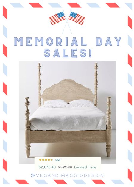 Love love love this gorgeous weathered wood four poster Anthropologie bed!! Save 20% on it now! 😍🙌🏻

#LTKhome #LTKsalealert #LTKFind