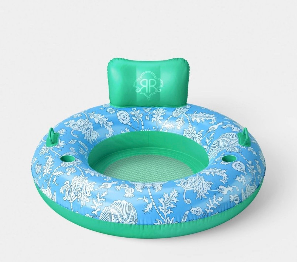 Floral Vines Round Pool Float Blue - Roller Rabbit x Target ☀️🩵💚

#LTKHome #LTKSeasonal #LTKSwim