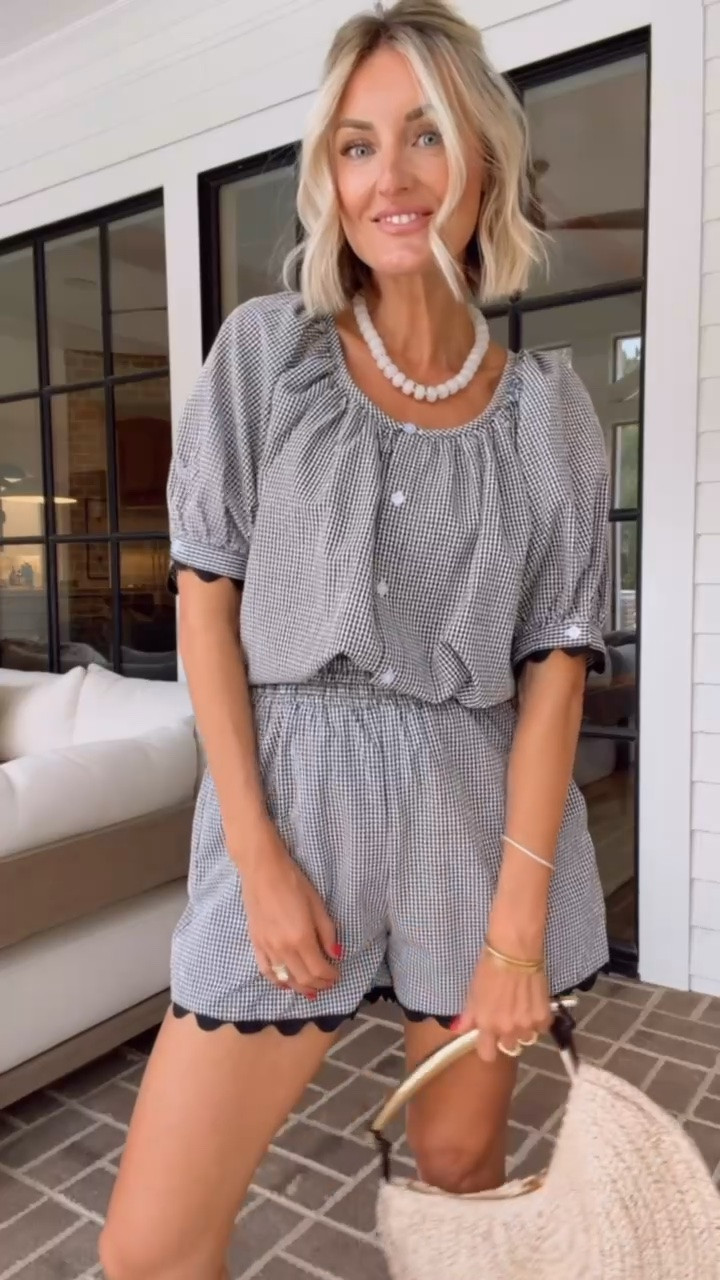This gingham set from Amazon is so good! It comes in several other colors, and I’ve also styled it as a cover up! Wearing S! Loverly Grey, Amazon, matching set, cover up, summer outfit

#LTKootd #LTKSeasonal
