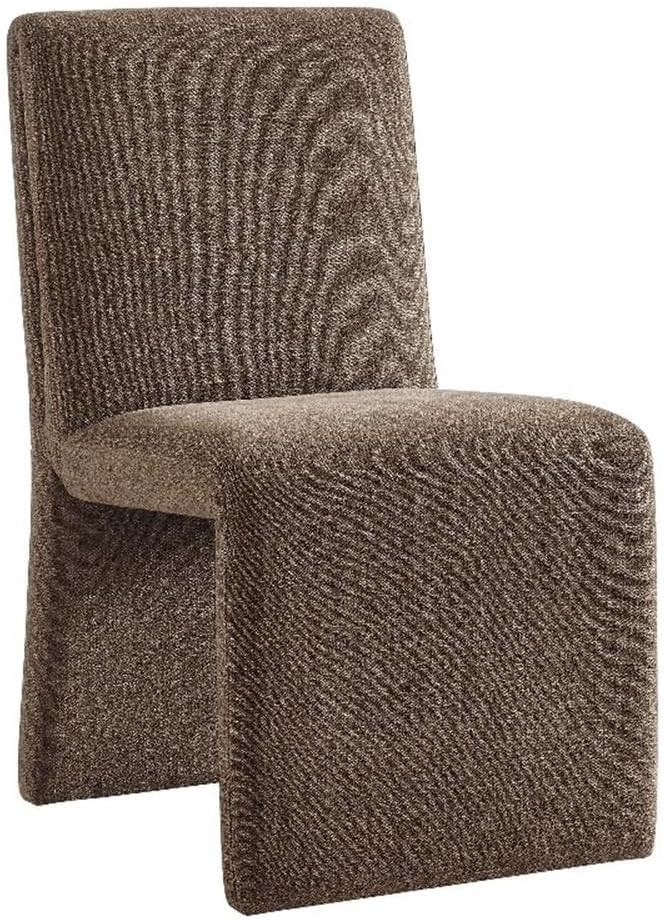 Modway Emory Fabric Slipper Dining Chair in Mocha – Upholstered Armless Dining Side Chair – V... | Amazon (US)
