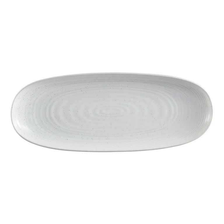 Better Homes & Gardens Abbott Stoneware Exposed Clay Rectangular Serving Tray | Walmart (US)