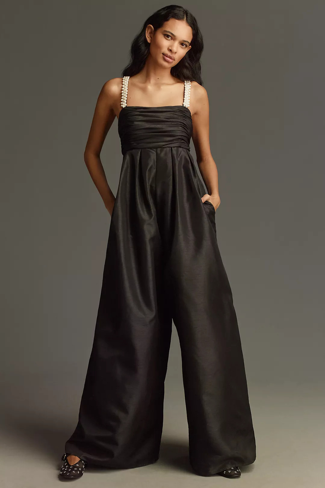 Hutch The Mabel Rhinestone Wide-Leg Jumpsuit | Anthropologie (US)