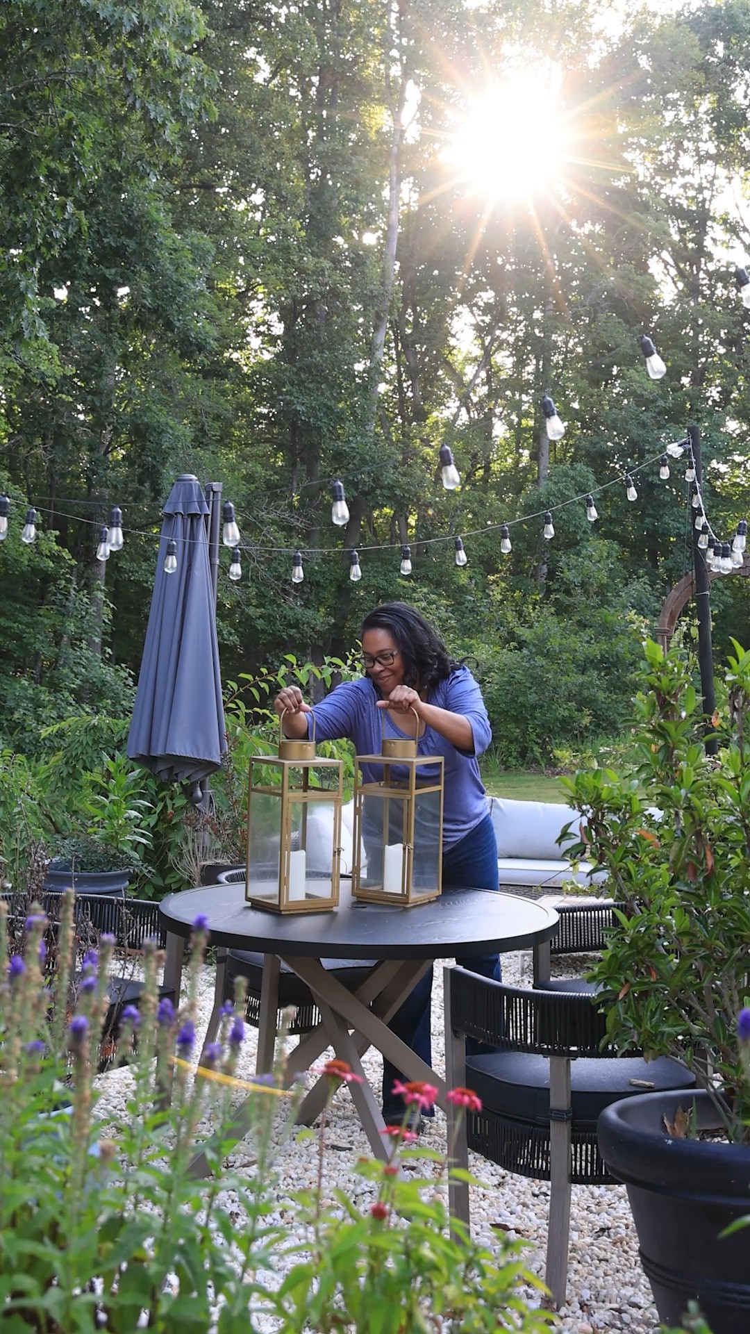 Creating a stylish outdoor living room | Everything needed to style a patio, deck, or outdoor area for gathering and outdoor entertaining on a budget! #amazonfinds #walmartfinds

#LTKVideo #LTKHome