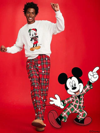 Old Navy x Disney Printed Flannel Pajama Pants for Men | Old Navy (US)