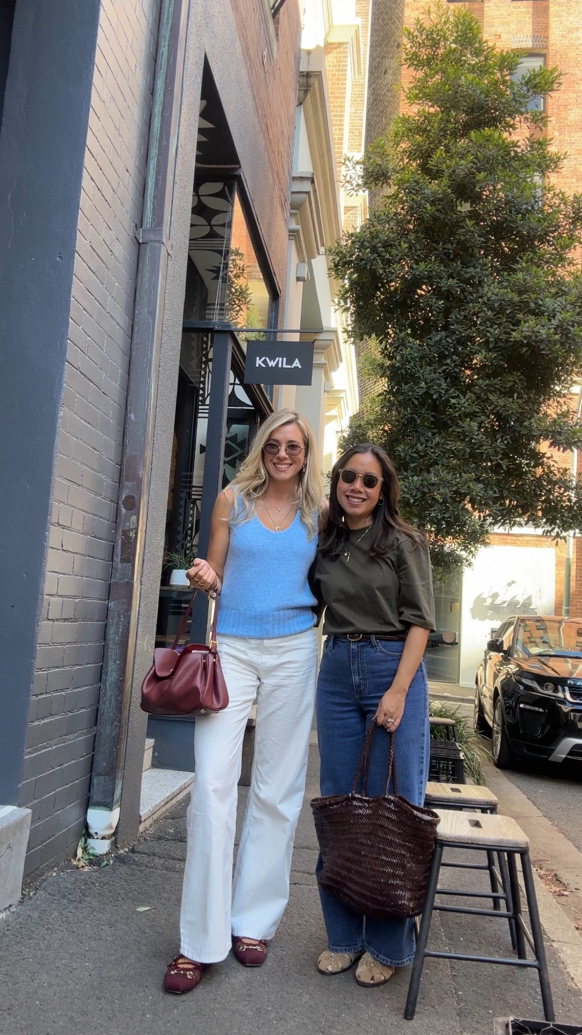 Wearing a size XS in my shoulder pad t-shirt, size 26 in my jeans, sandals and bag linked too 

#LTKstyletip #LTKpetite #LTKaustralia