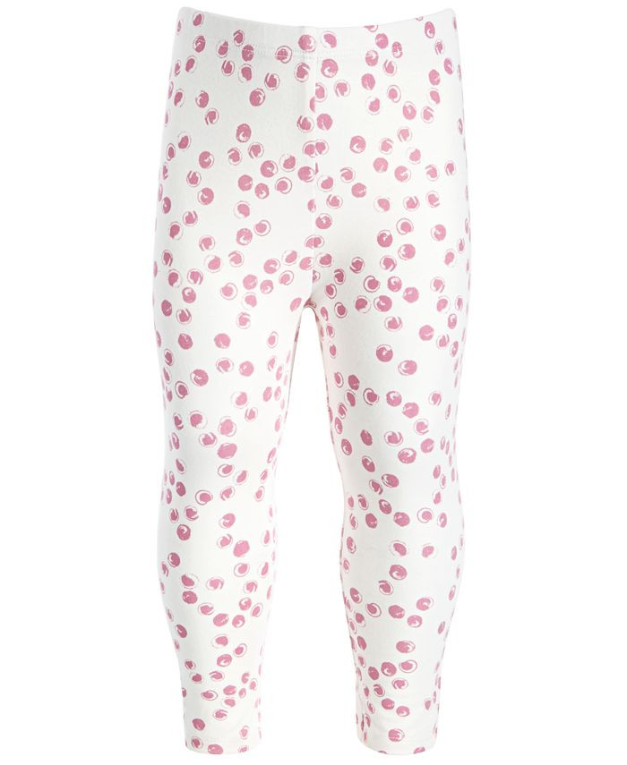First Impressions Baby Girls Dot-Print Leggings, Created for Macy's  & Reviews - Leggings & Pants... | Macys (US)