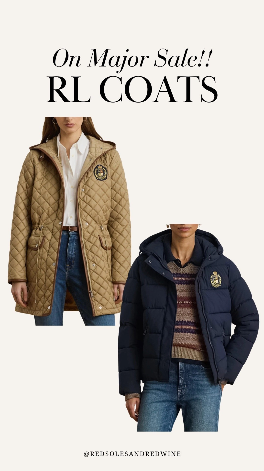 Ralph Lauren coats on sale. RL style  

#LTKSaleAlert #LTKGiftGuide #LTKStyleTip