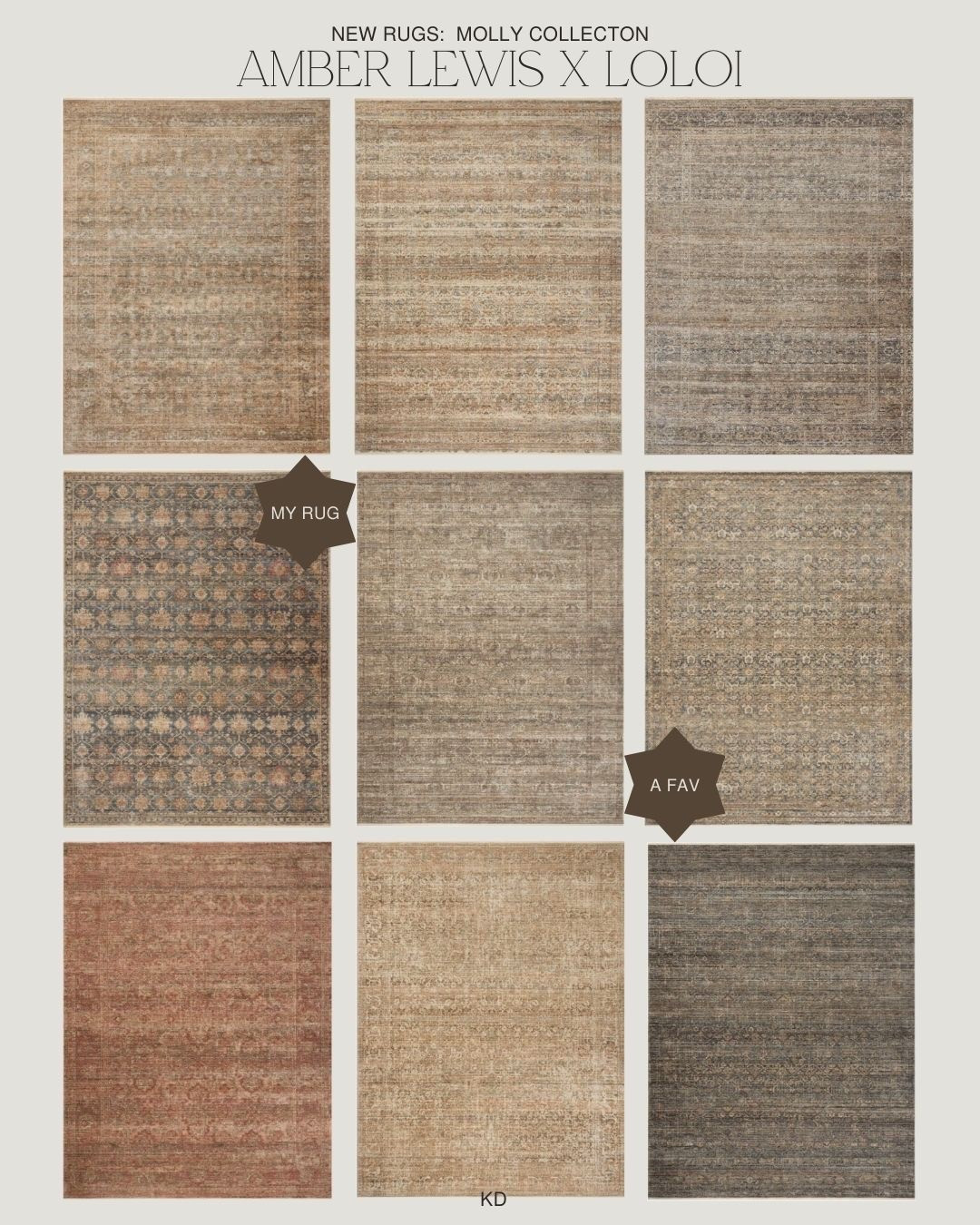 NEW Rug Collection: Molly by Amber Lewis x Loloi 

#LTKHome #LTKSeasonal #LTKStyleTip
