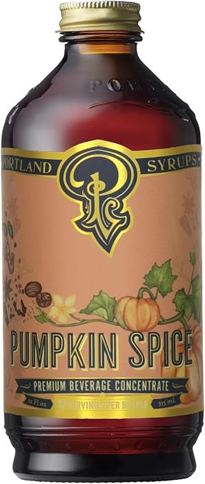 Portland Syrups Pumpkin Spice Syrup for Drinks 12 oz, 12 Servings | Amazon (US)