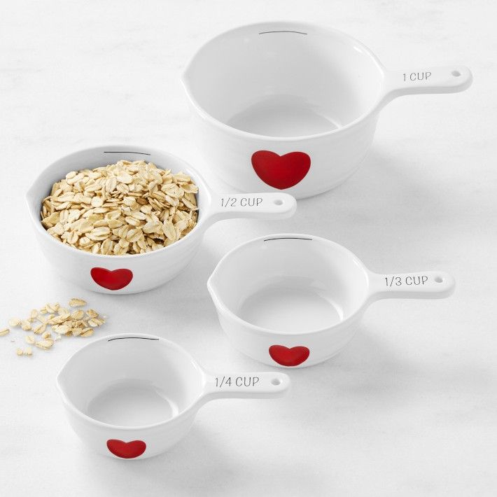Williams Sonoma Heart Measuring Cups and Spoons | Williams-Sonoma