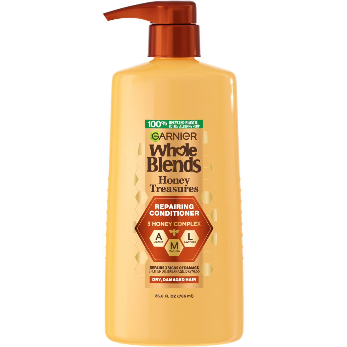 Garnier Whole Blends Repairing Conditioner Honey Treasures for Damaged Hair - 26.6 fl oz | Target