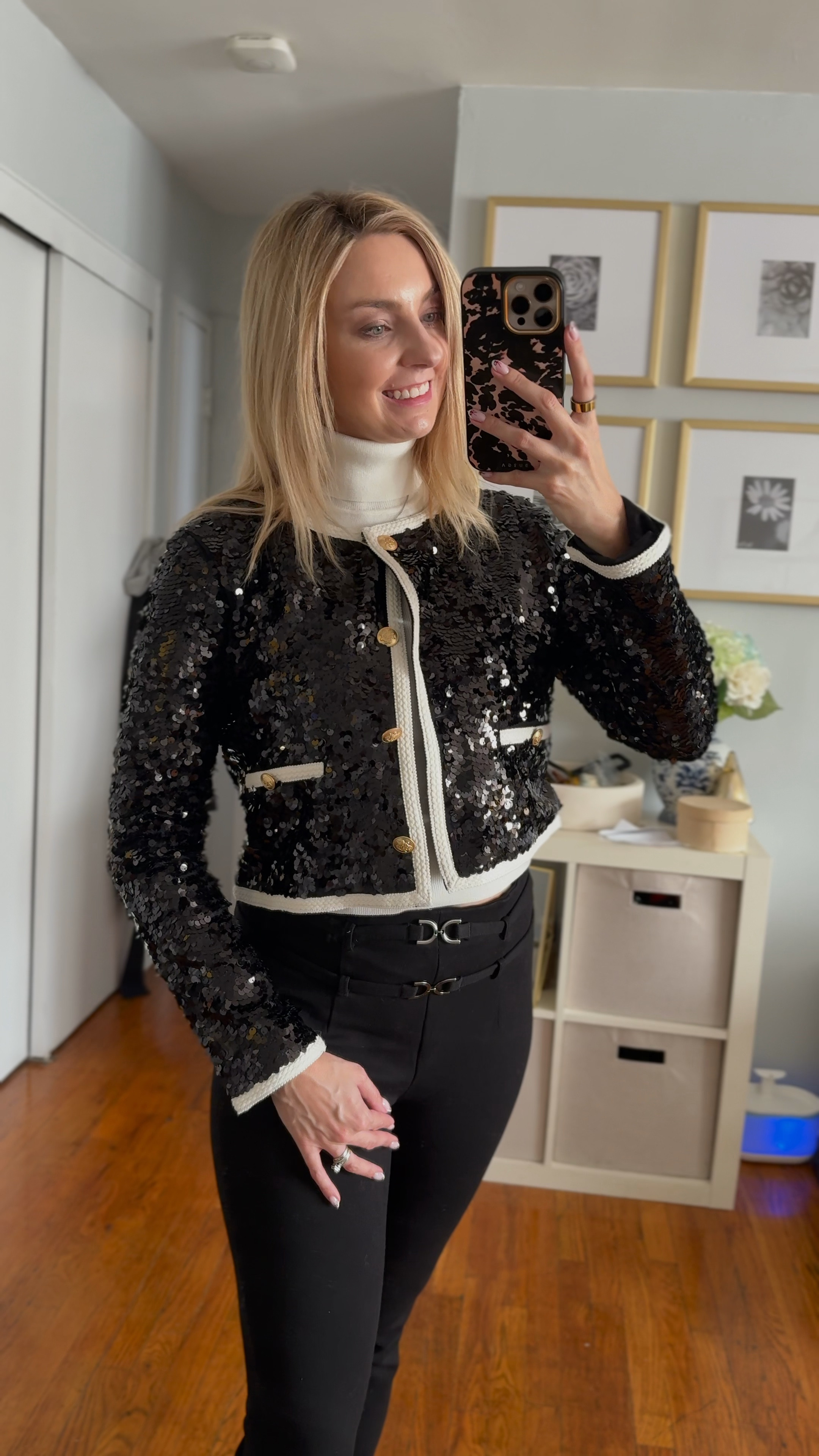 My Black Friday purchase: sequin Chanel inspired jacket. Perfect for this holiday season. 

Holiday outfit, Christmas outfit, Christmas party outfit,  New Year’s Eve outfit, sequin jacket, J Crew finds 

#LTKCyberWeek #LTKHoliday #LTKWatchNow
