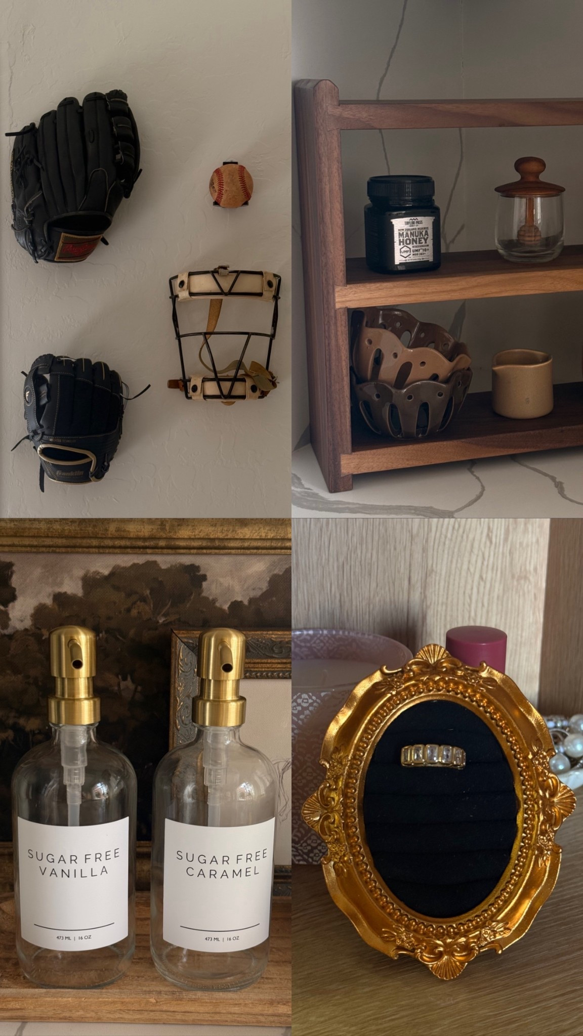 My recent finds from @Etsy ad #Etsy #EtsyCreatorCo //

Baseball gallery wall
Coffee station shelf 
Coffee station syrup dispensers 
Ring holder 


#LTKHome #LTKKids #LTKmomlife