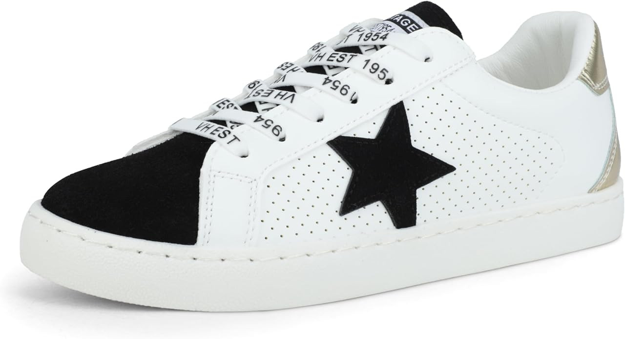 VINTAGE HAVANA Women’s Fashion Sneakers | Casual Lace up Low Top Tennis Shoes | Cute Trendy Dre... | Amazon (US)