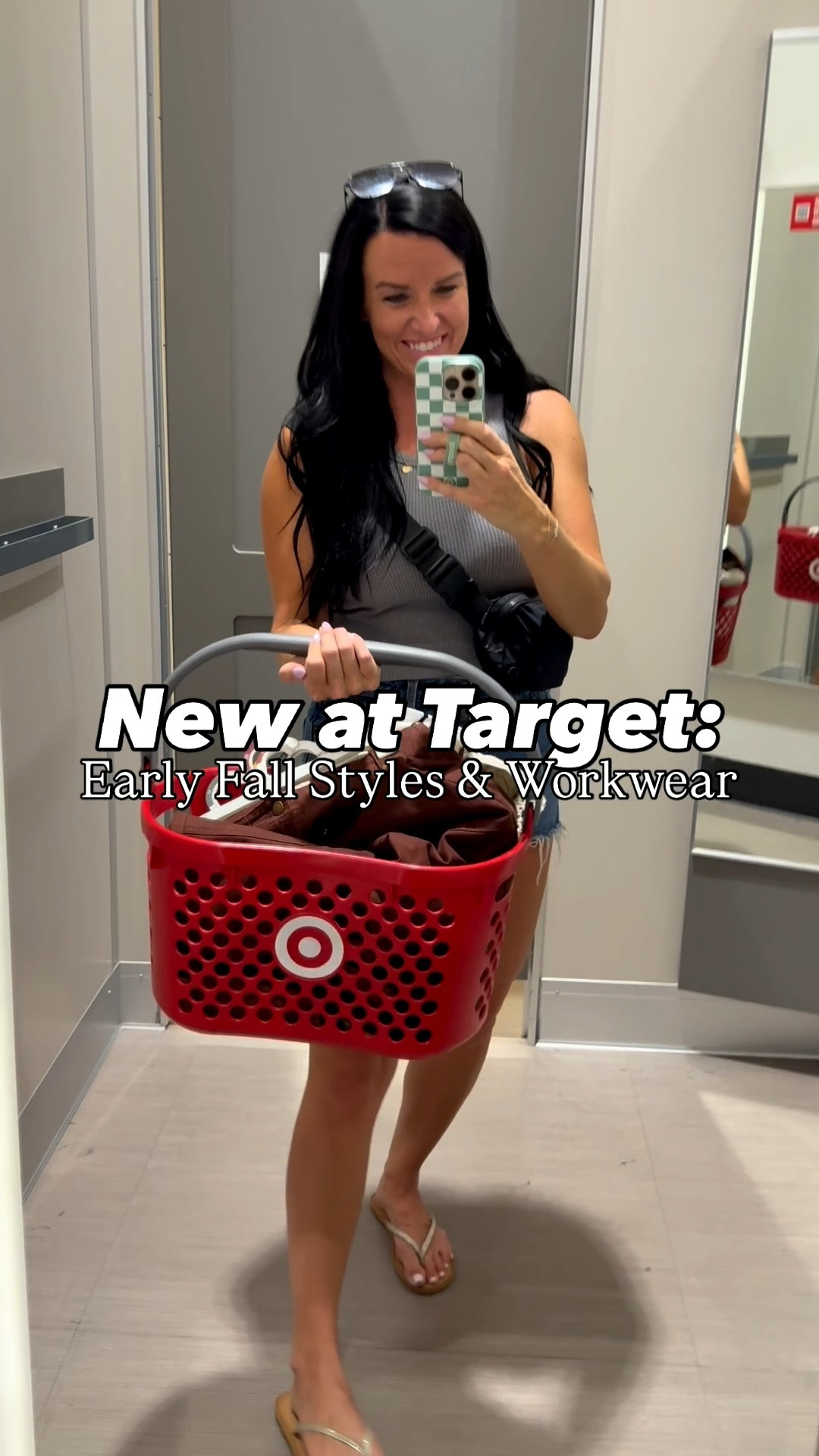 New At Target: early fall & workwear looks! 🎯

Size & fit details (I’m 5’5” and usually wear a size 4/27 and small for reference.)
Pointelle Sweater Vest runs big, I sized down to an XS. Also comes in cream.
High-Rise Barrel Ankle
Jeans run a little small, I felt better sizing up to a 6. 
Button Sweater Vest comes in a navy/white combo too. I’m in a M because my store didn’t have a S. It fit me well!
Wide Leg Pull-On Pants fit TTS, I’m in a S. They come in this green and plaid and a few other colors too! Great teacher pants or an office outfit. The mockneck fits TTS, I’m in a S.
Ponte vest fits TTS (I’m in a S). These make cute tops on their own or layer a long sleeved tee or button down shirt underneath!
Mini Sweater Skirt is ADORABLE! It also comes in gray. This will be very cute with knee high boots this fall. Add a denim vest or shirt for style inspo! I’m in my normal size S.

@target @targetstyle #targetstyle #targetdoesitagain #targetteachers #teachersofinstagram #targetcircle #teachersfollowteachers #Itkworkwear #Itkfindsunder50 #affordablefashion #Itkover40 #styleover40 barrel leg jeans, sweater vest, wide leg drawstring pants, work outfits, casual style, affordable fashion, this is 40, teacher outfit ideas, elementary teacher

#LTKSeasonal #LTKOver40 #LTKFindsUnder50