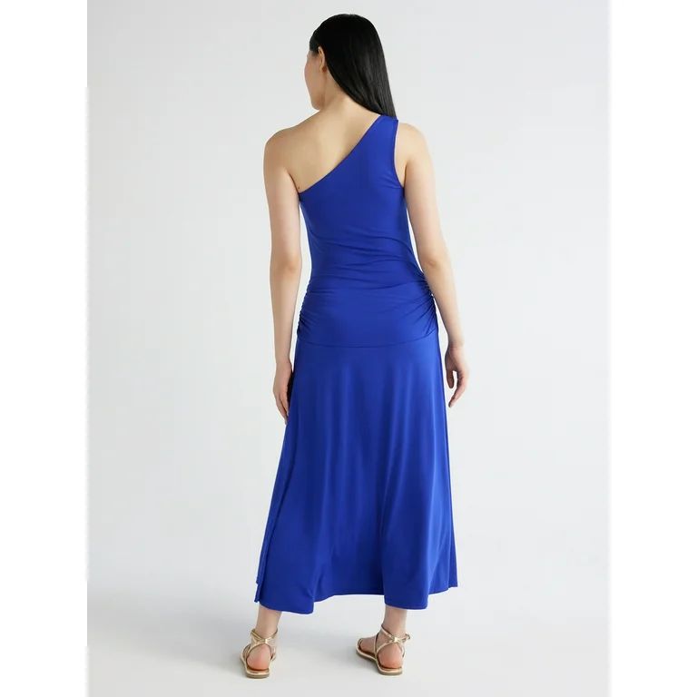 Scoop Women’s One Shoulder Dress, XS-XXL, Resort Style, Maxi Dress, Beach Fashion, Walmart Fashion | Walmart (US)