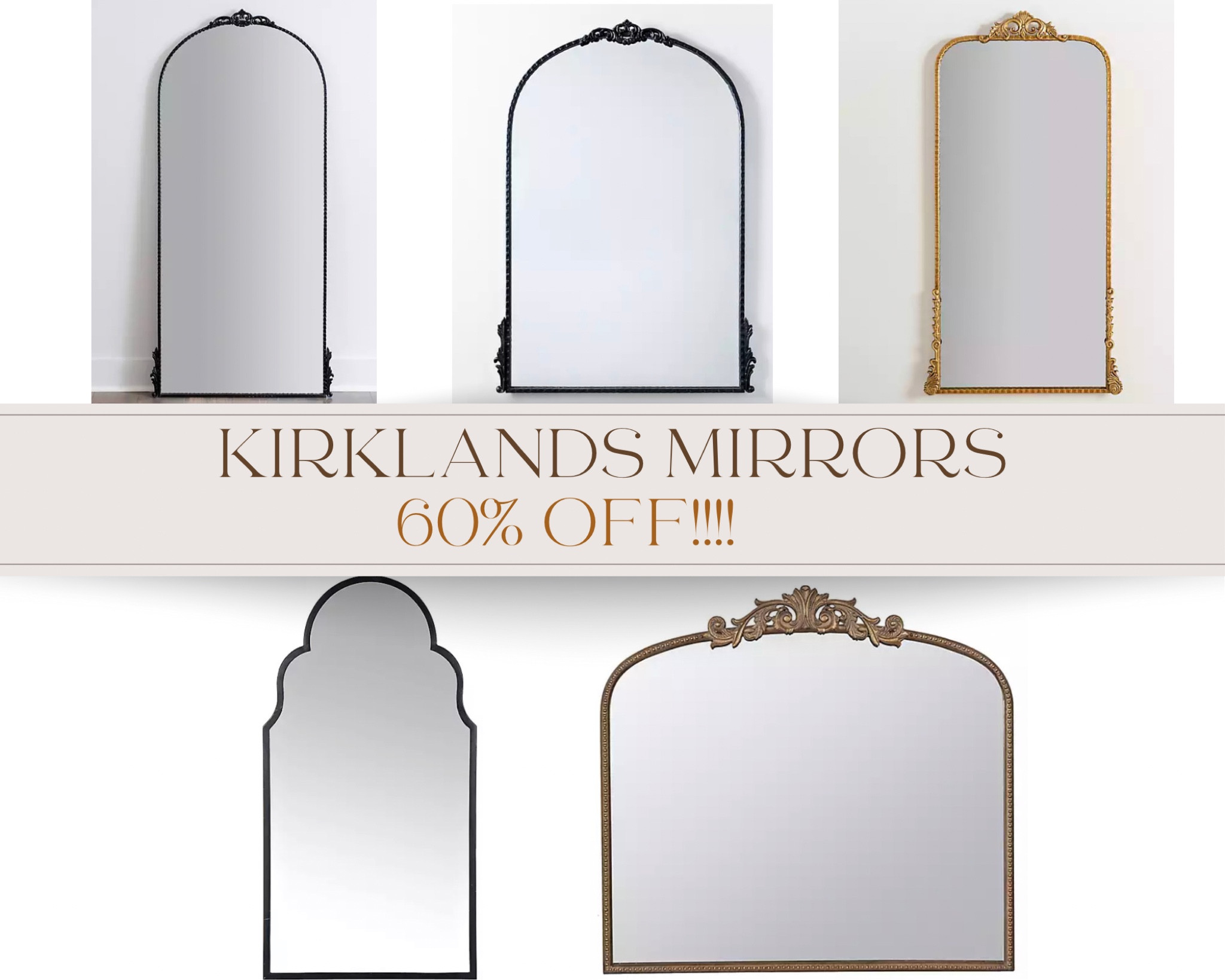 Kirklands mirrors!!! Major sale! 

#LTKFind #LTKBacktoSchool #LTKSeasonal