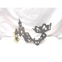 Antique Hurricane Oil Lamp Holder Cast Iron Black Swing Arm Wall Mount Farmhouse 1900S | Etsy (US)