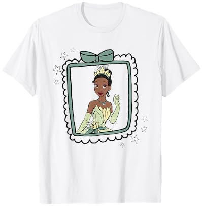 Disney The Princess and The Frog Tiana Portrait T-Shirt T-Shirt | Amazon (US)