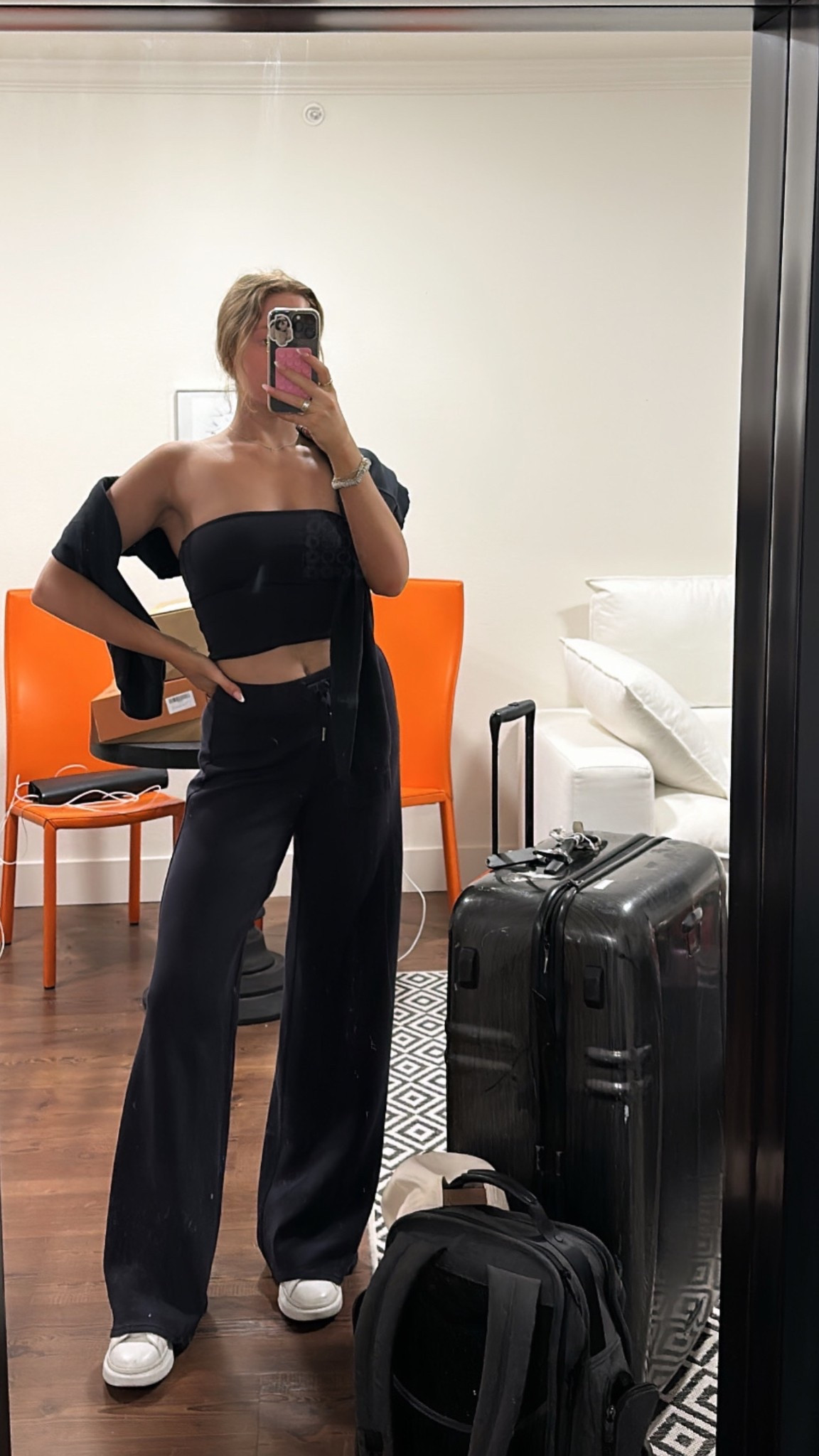 Travel fit! These Spanx AirEssential sweats are my go-to plane fit  Miami Music Week bound✈️ 

#LTKTravel