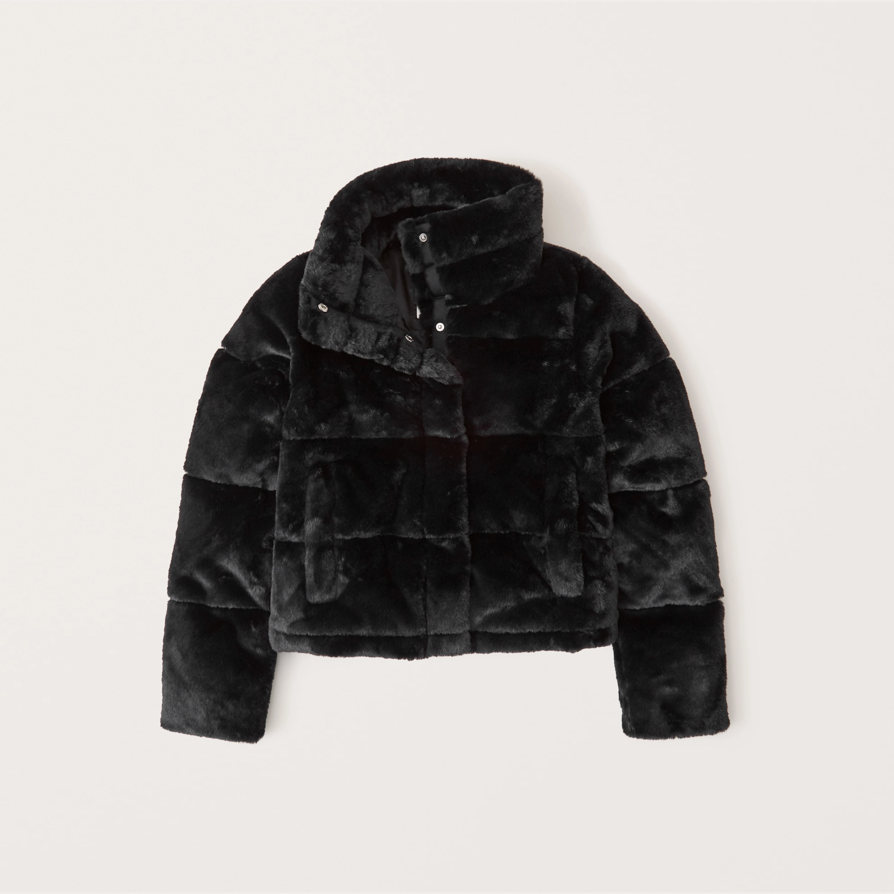 Faux Fur Mini Puffer | Abercrombie & Fitch (US)