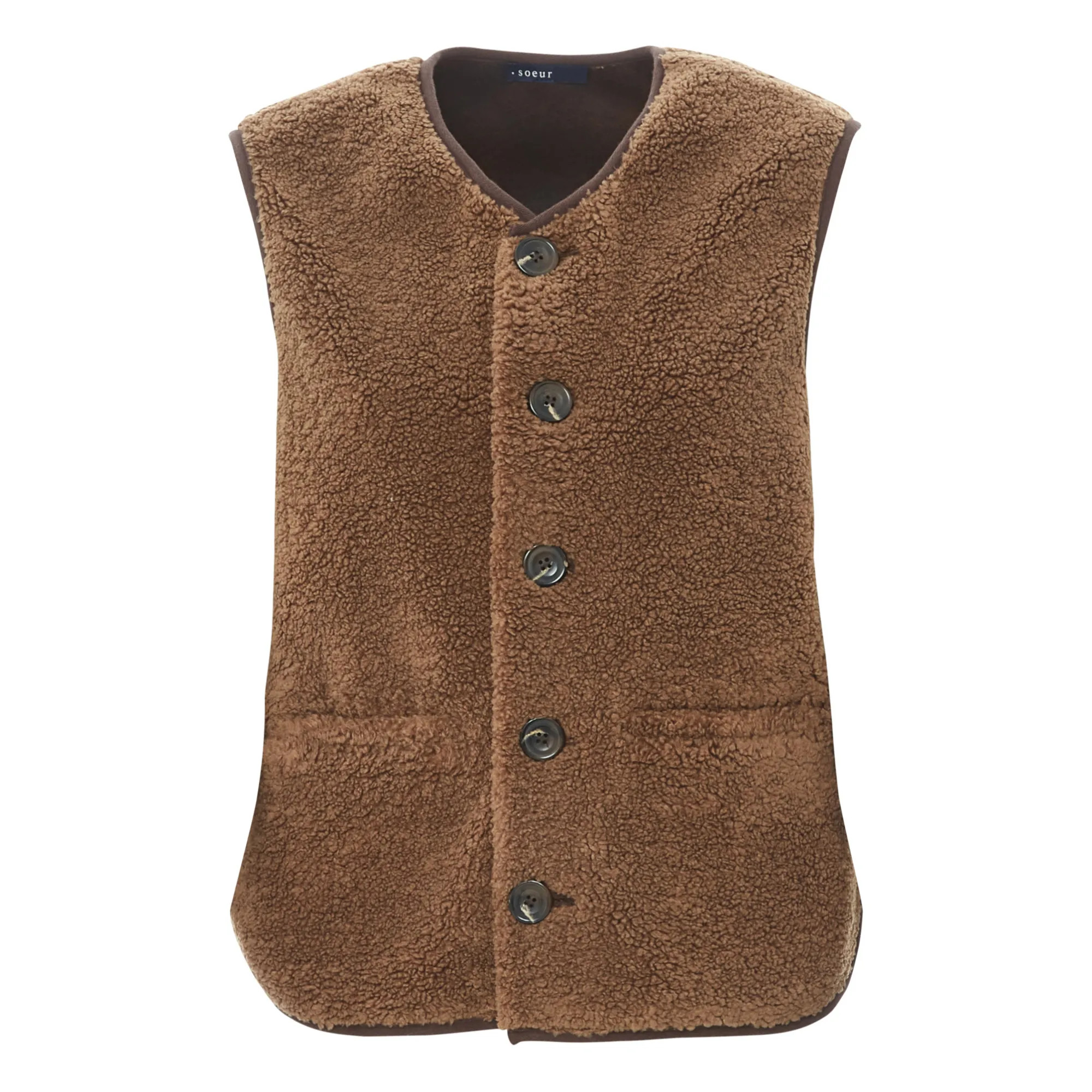 Weste Fusil Fellimitat | Braun | Smallable