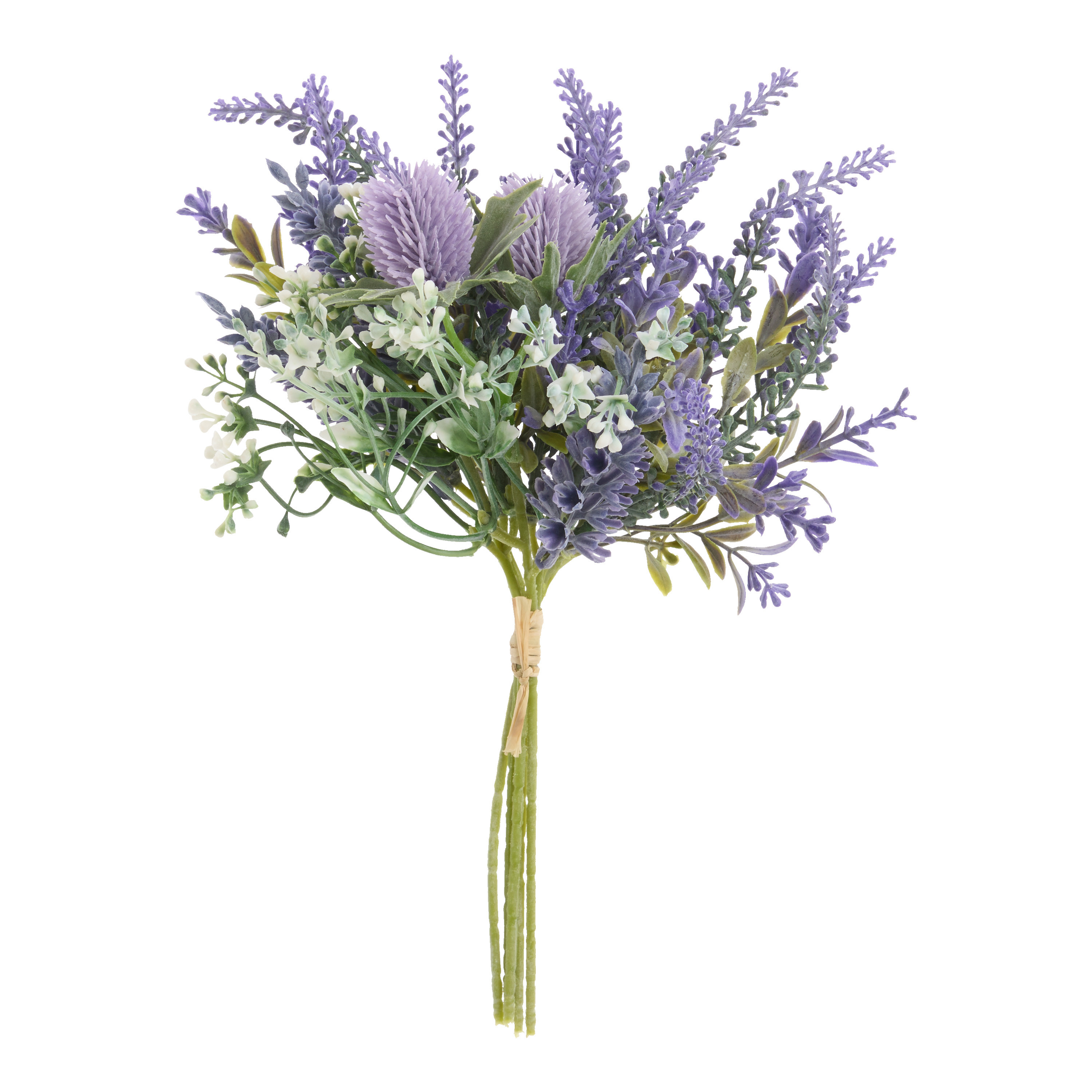 Faux Lavender and Thistle Bunch | World Market