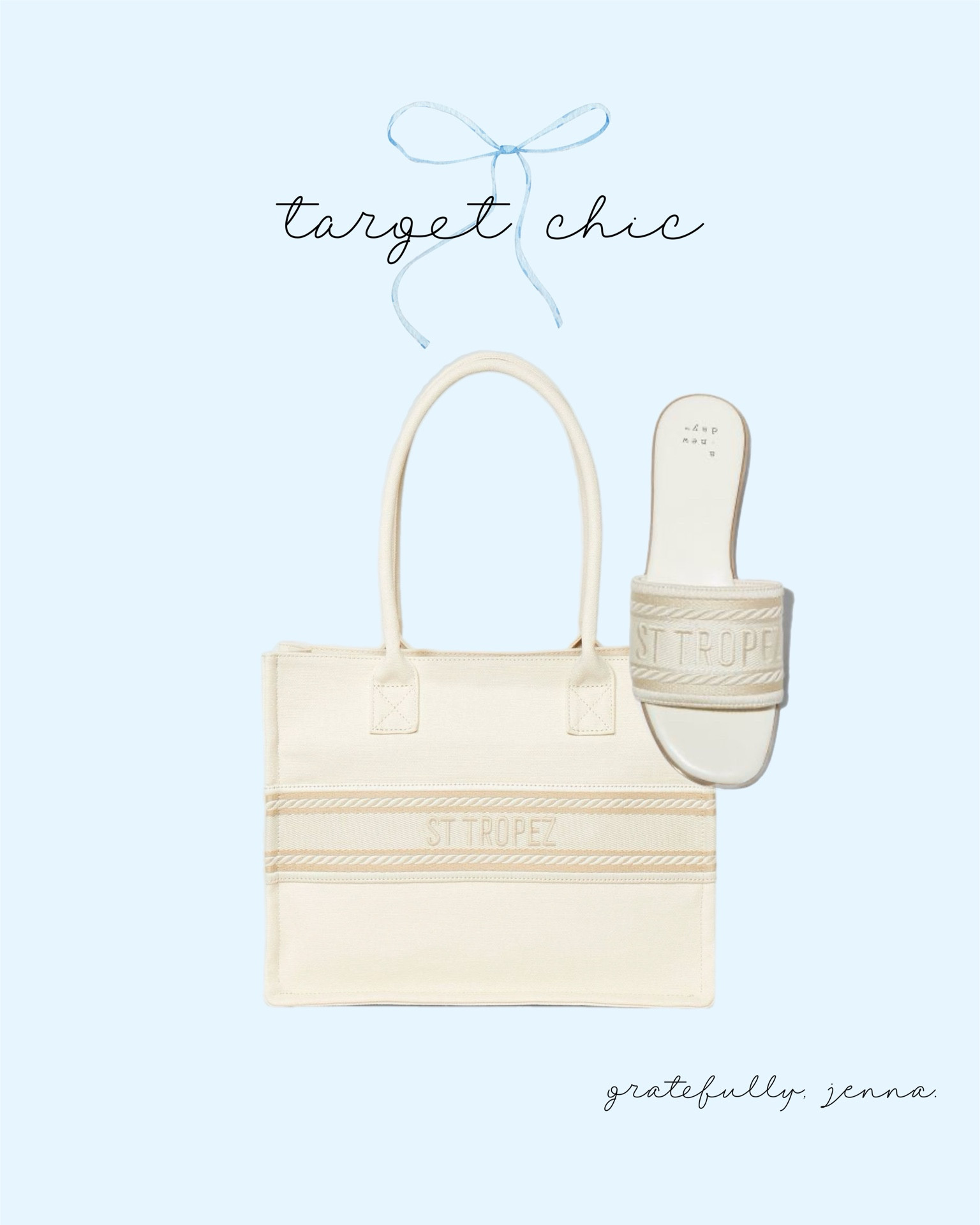 Dior dupes at Target ✨ Have the sandals + love them! Picking up the tote now! 🤍 

{target circle target sale target style target fashion} 

#LTKxTarget #LTKitbag #LTKshoecrush