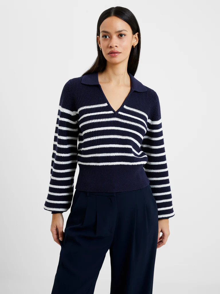 Mozart V Neck Collar Sweater | French Connection (US)