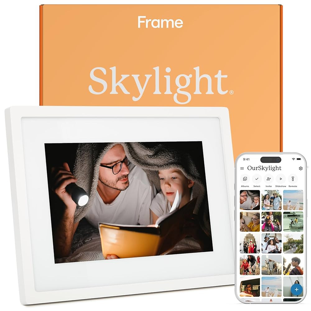 Skylight Digital Picture Frame - WiFi Enabled with Load from Phone Capability, Touch Screen Digit... | Amazon (US)