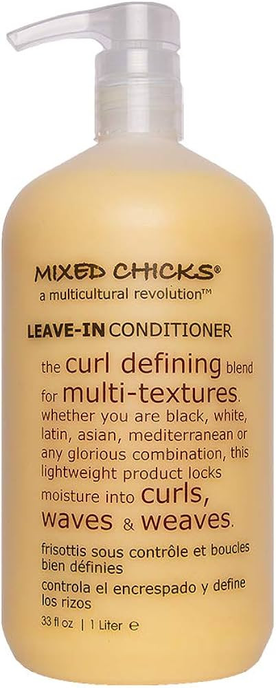 Mixed Chicks Curl Defining & Frizz Eliminating Leave-In Conditioner, 33 fl.oz. | Amazon (US)