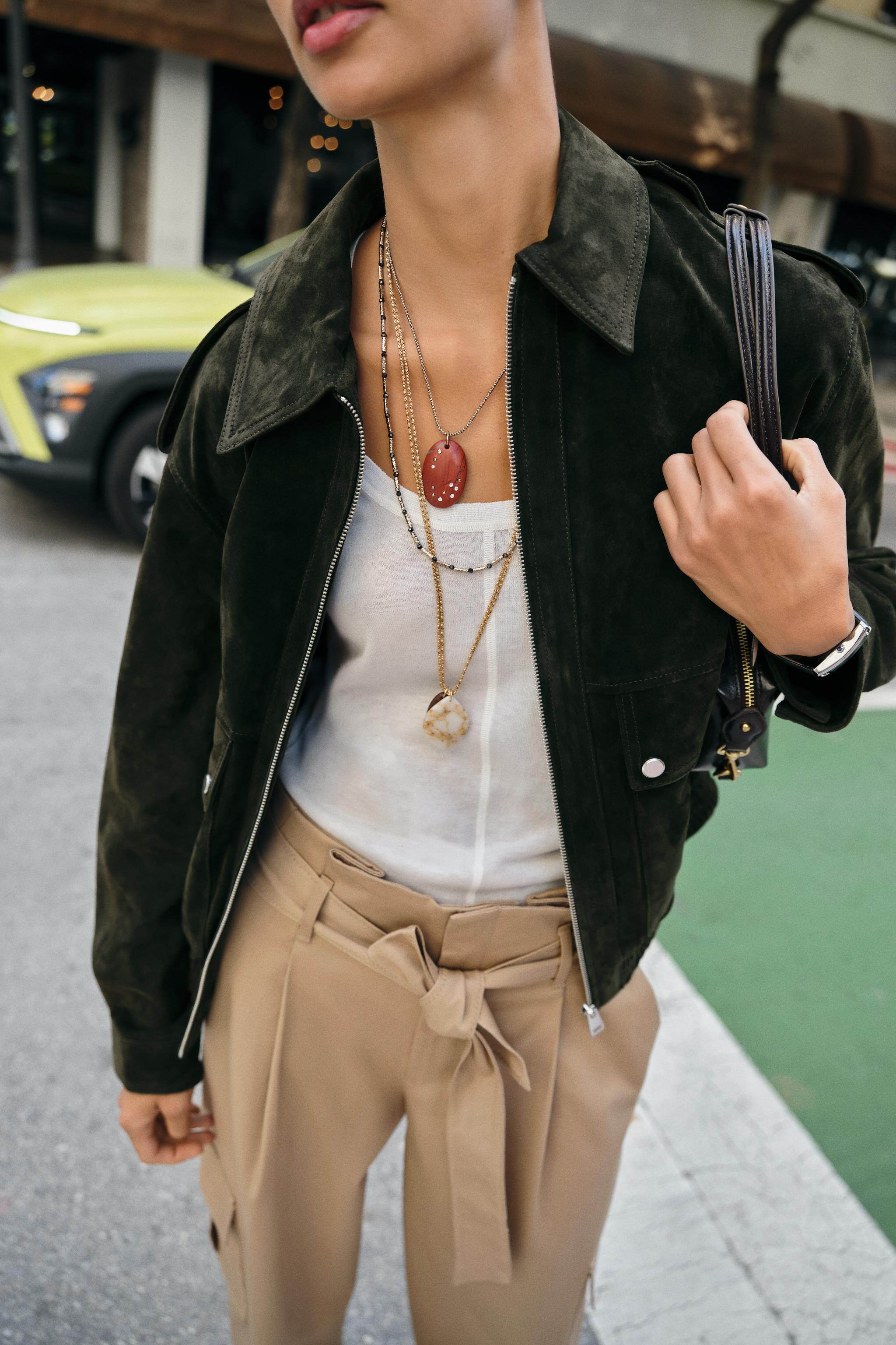 PACK OF 3 NECKLACES WITH STONES AND SPARKLES | Zara US