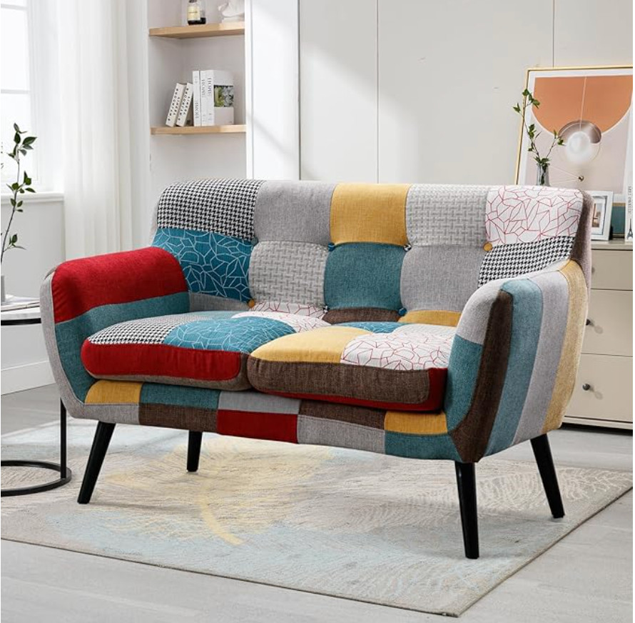 Add personality and comfort to your home with this modern boho loveseat from Bonzy Home. Featuring colorful plaid fabric and wood legs, this cozy sofa is perfect for apartments, bedrooms, or small living rooms.

✨ Tap to shop this boho loveseat & save for home inspo 

 #LTKHome