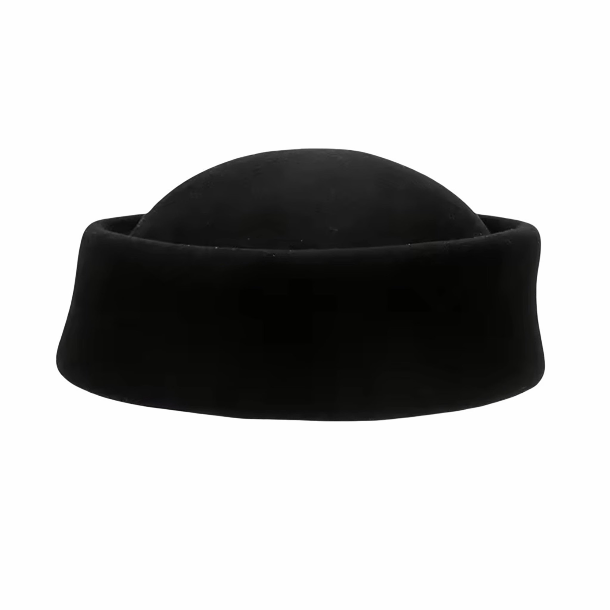 Black Wool Pillbox Hat | Wolf & Badger