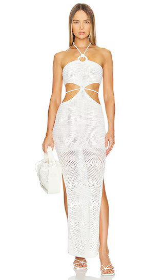 Parisa Maxi Dress in Ivory | Revolve Clothing (Global)