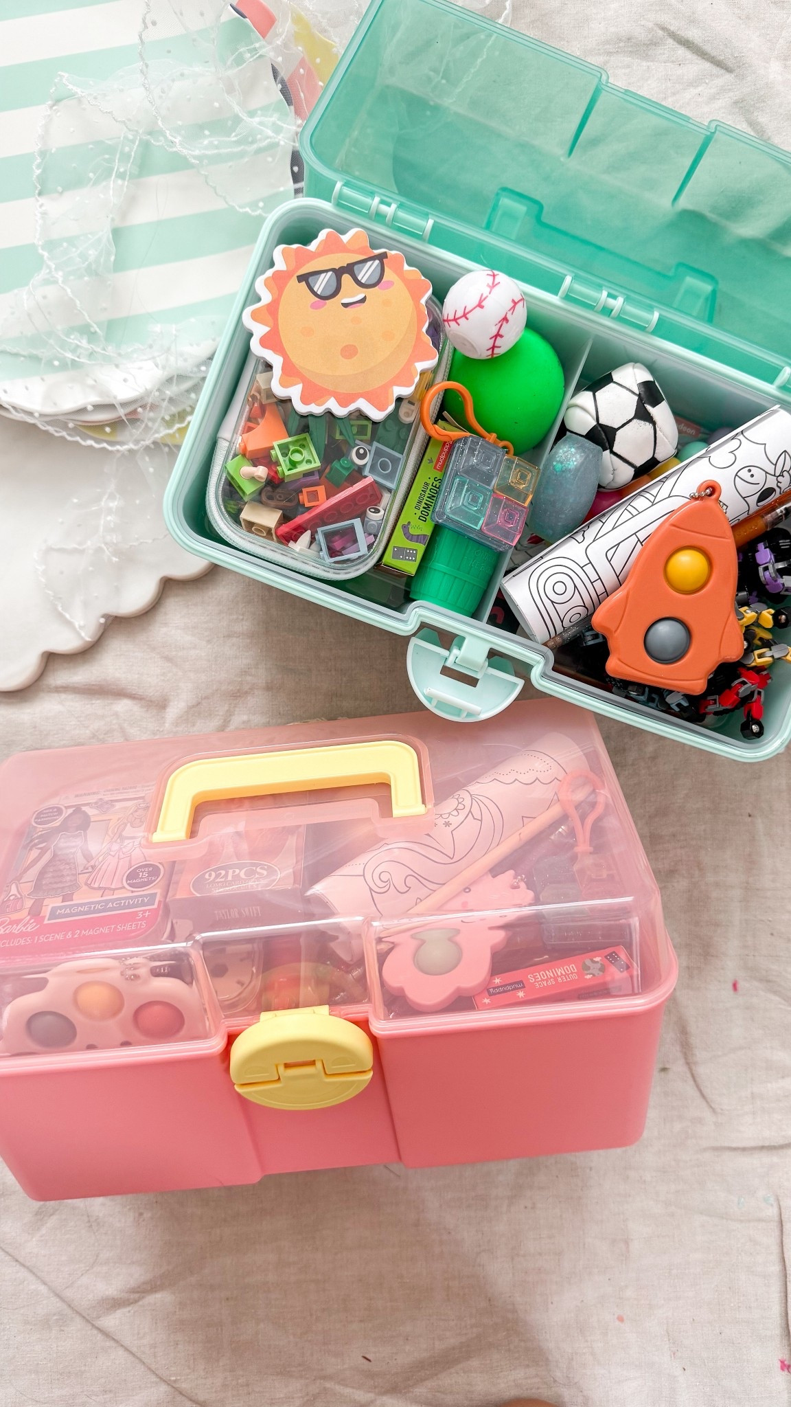 Quiet time caddies for summer! 