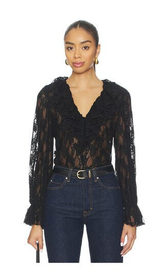Dulcie Top in Black | Revolve Clothing (Global)