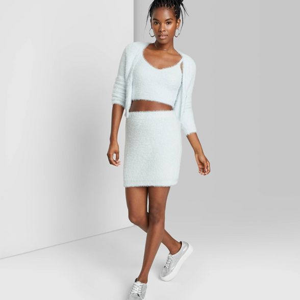 Women's Fuzzy Sweater Knit Mini Skirt - Wild Fable™ | Target
