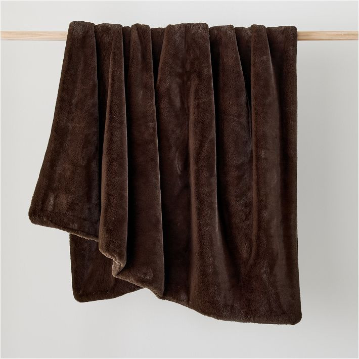 Faux Fur Plush Throw | West Elm (US)