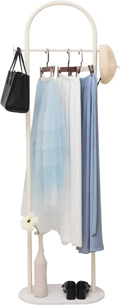 Gold Clothing Rack Marble Base Metal Modern Coat Rack Stand Clothes Rack Stand for Bedroom Standi... | Amazon (US)