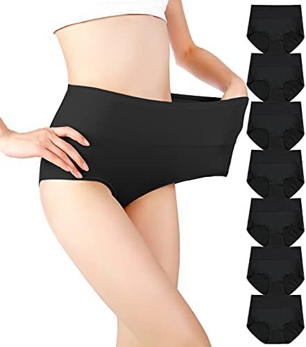 cauniss Cotton Panties High Waisted C Section Recovery Postpartum Soft Full Coverage Underwear fo... | Amazon (US)