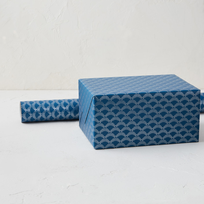 Foil Fans Foil-Pressed Wrapping Paper Roll | Minted