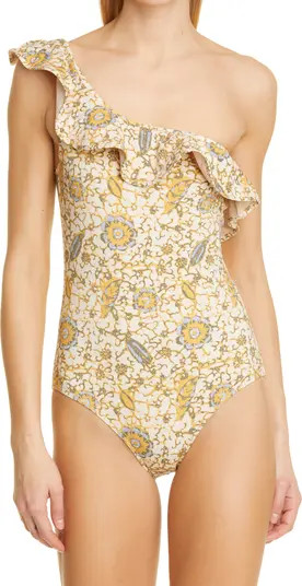 Ulla Johnson Martina Ruffle One-Piece Swimsuit | Nordstrom | Nordstrom