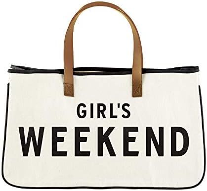 Santa Barbara Designs Hold Everything Canvas Tote, Large, Girl's Weekend | Amazon (US)