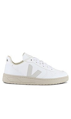 Veja V-10 Sneaker in Full White from Revolve.com | Revolve Clothing (Global)
