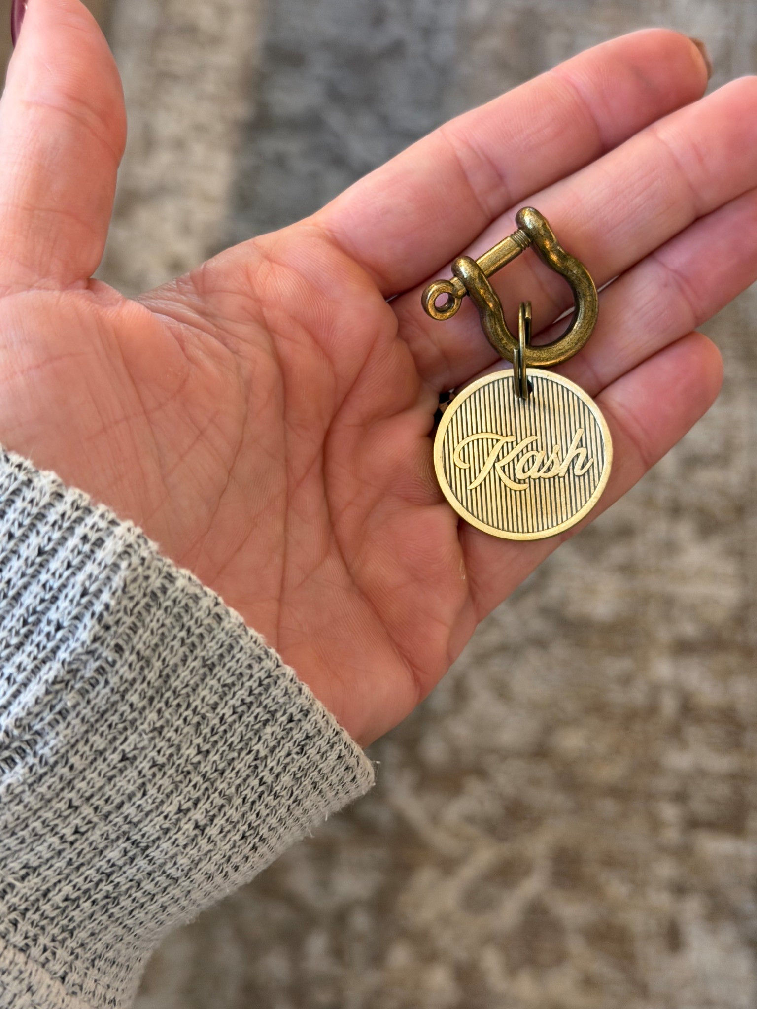 Baby Kashs new tag 🐾✨ LOVE the vintage look!! 

Dog mom / collar / etsy / small shop finds / Holley Gabrielle 

#LTKKids